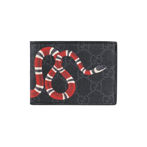 gucci wallet snake|gucci snake wallet men's.